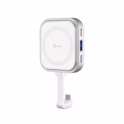 J5 Create USB-C Multi-Port Hub For Iphone – White (JCH168W)